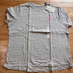 Universal Thread Summer Classique French Riviera Graphic T-Shirt Beige XXL NWT